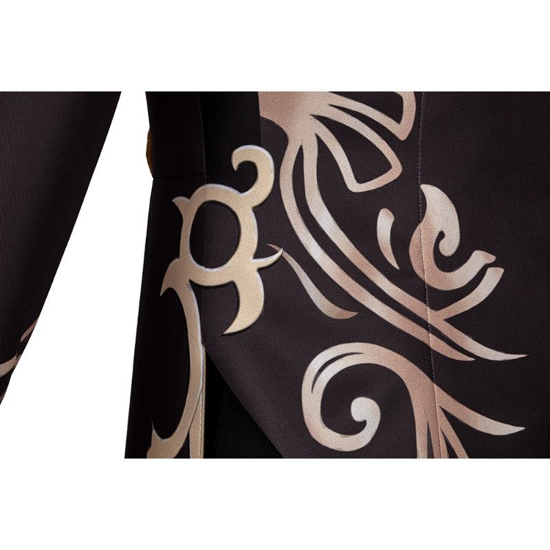 Traje de Cosplay de Hutao de Genshin Impact para Halloween con Sombrero - Fantasia Cosera