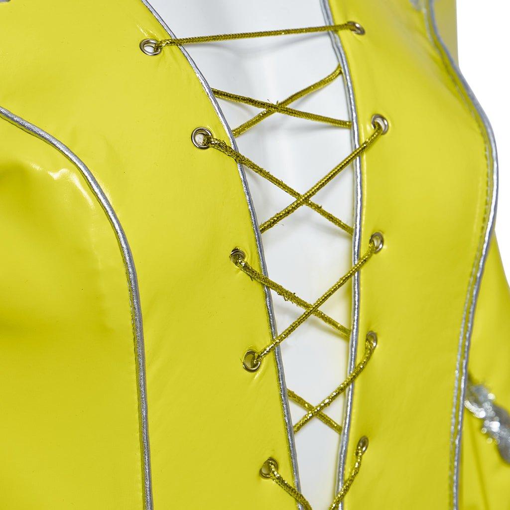 Traje de Cosplay para Mujer Mamma Mia | Traje de Disco Ajustado Brillante | Conjunto Completo para Fiestas y Escenarios - Fantasia Cosera