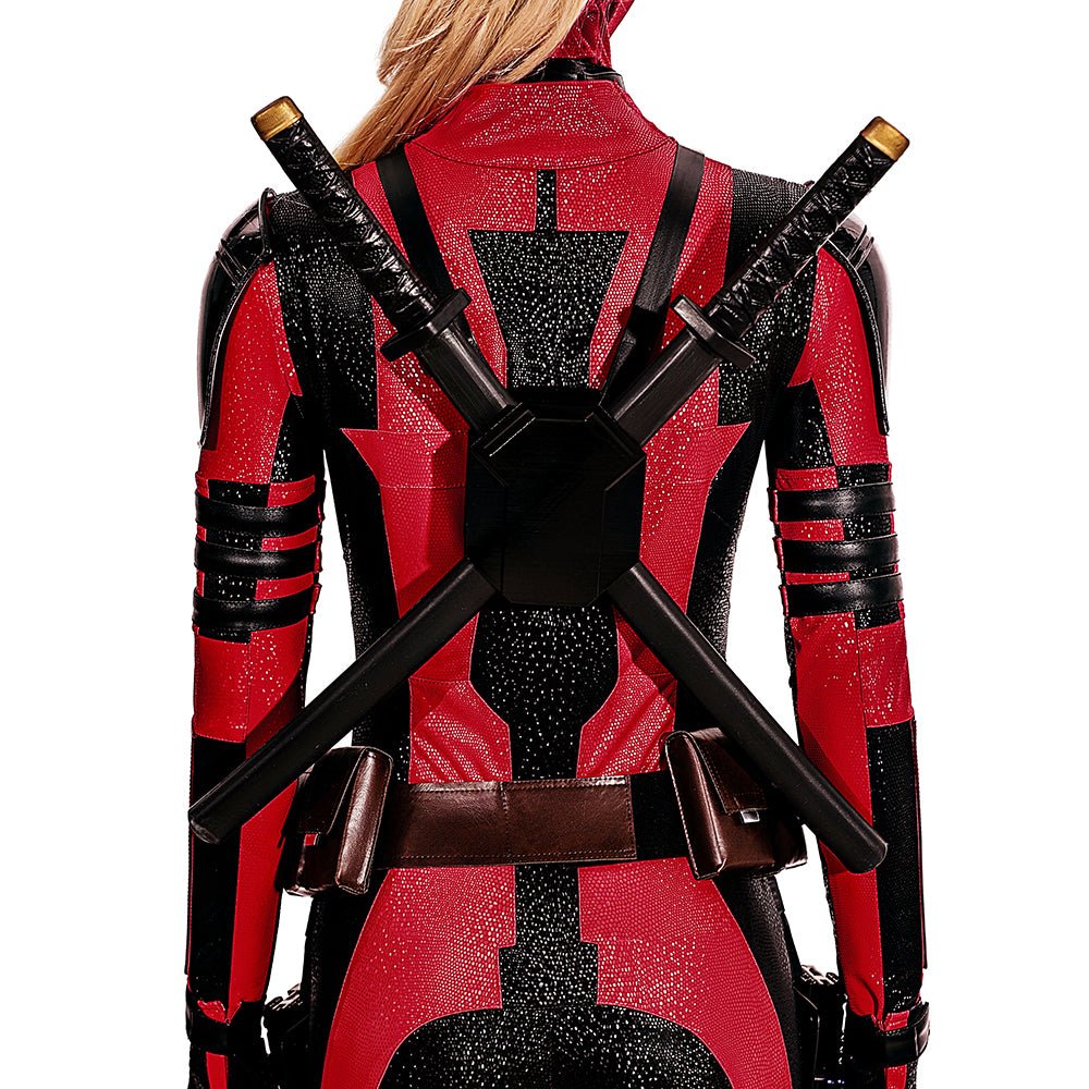 Traje de Cosplay Lady Deadpool - Deadpool 3 para Fans de la Película - Fantasia Cosera
