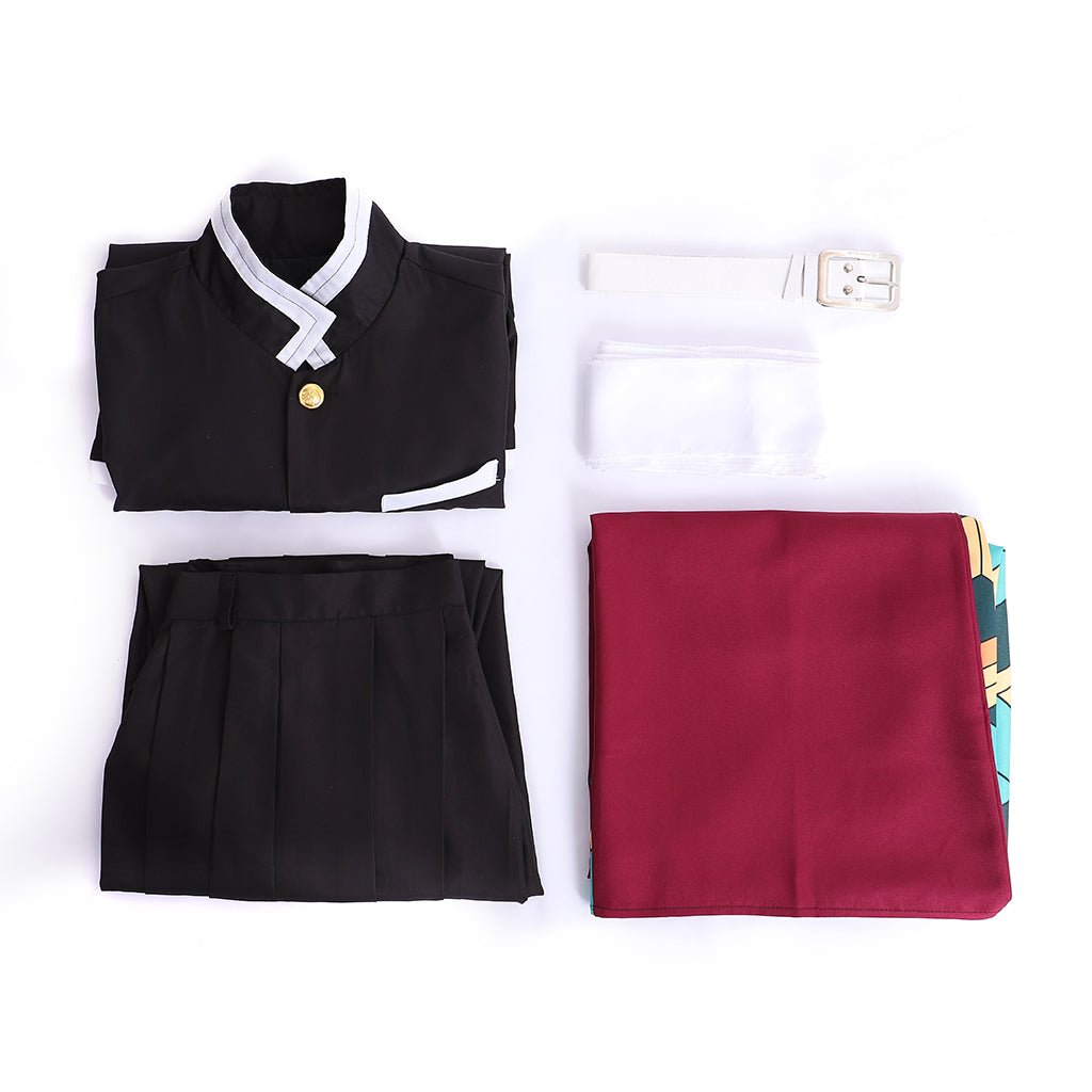 Traje de Cosplay de Giyuu de Demon Slayer - Kimono y Uniforme - Fantasia Cosera