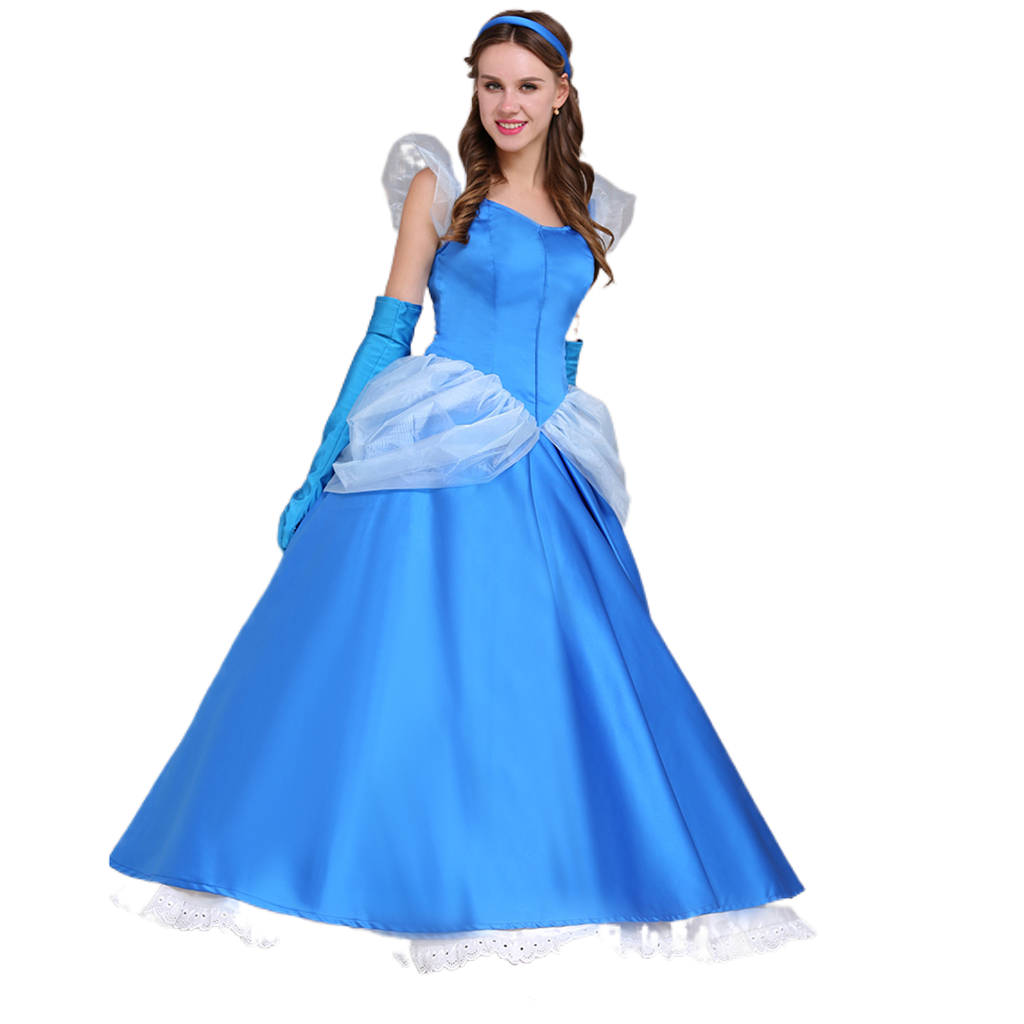 Serie de Disfraces de Cosplay de Disney Cenicienta: Princesa, Príncipe, Madrastra y Criada - Fantasia Cosera