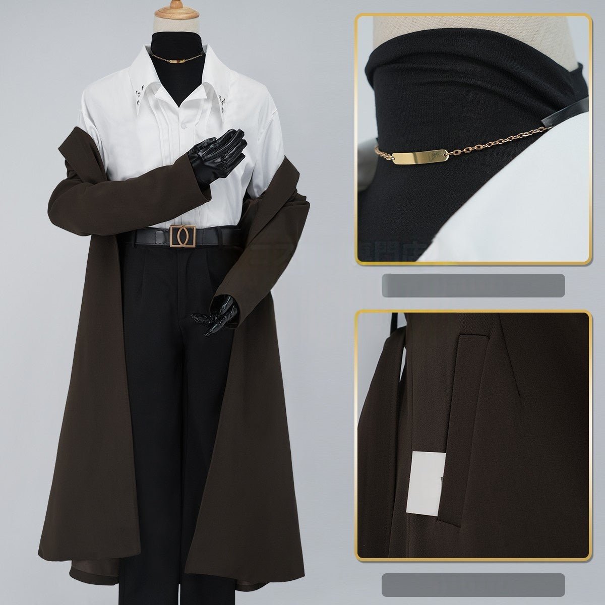 Traje de Cosplay de Chuuya Nakahara - Bungo Stray Dogs Anime - Fantasia Cosera
