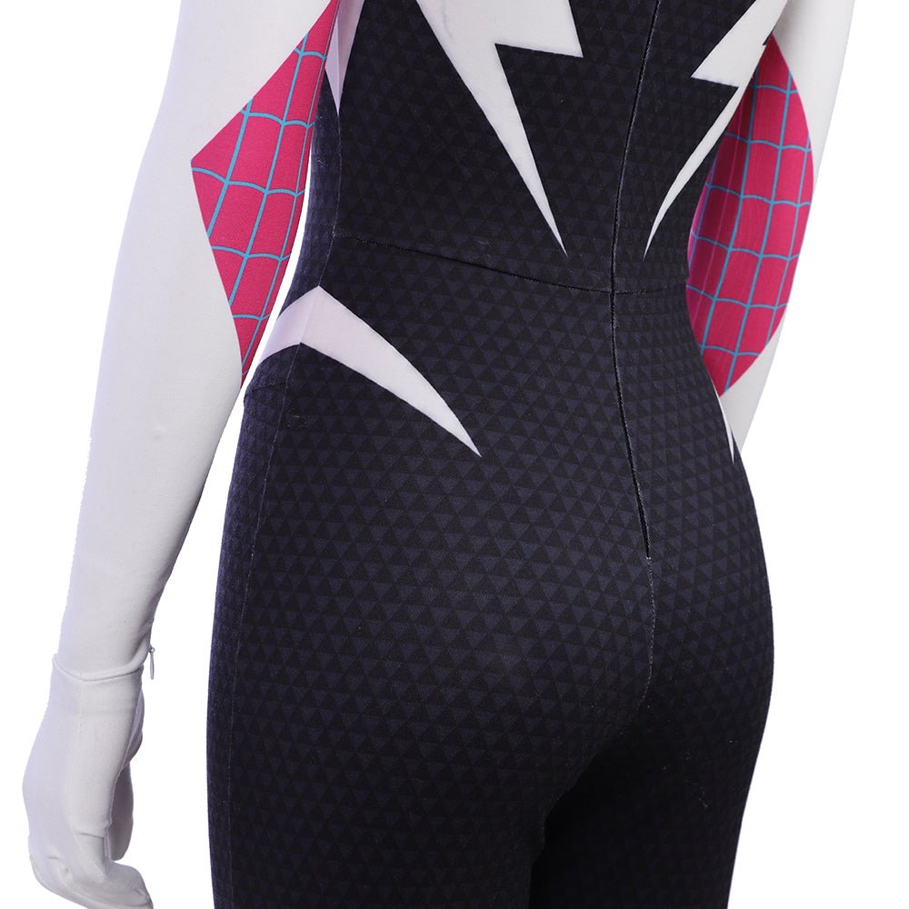 Traje de Cosplay de Spider-Gwen / Ghost-Spider de Spider-Man: Into the Spider-Verse - Fantasia Cosera