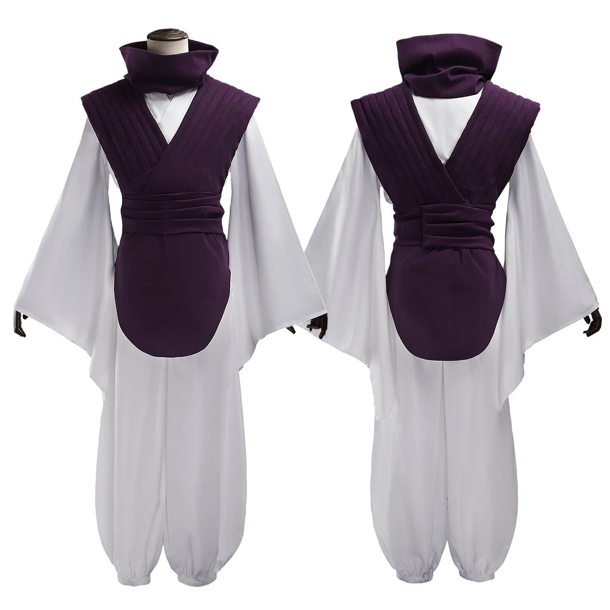 Traje de Cosplay de Choso de JJK Manga Anime - Chaqueta Morada, Bufanda de Cuello, Pantalones Blancos Elásticos, Regalo para Fans - Fantasia Cosera