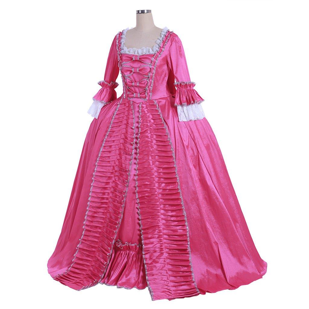 Vestido de Baile Rococó Marie Antoinette del Siglo XVIII | Vestido de Princesa Vintage Victoriana - Fantasia Cosera