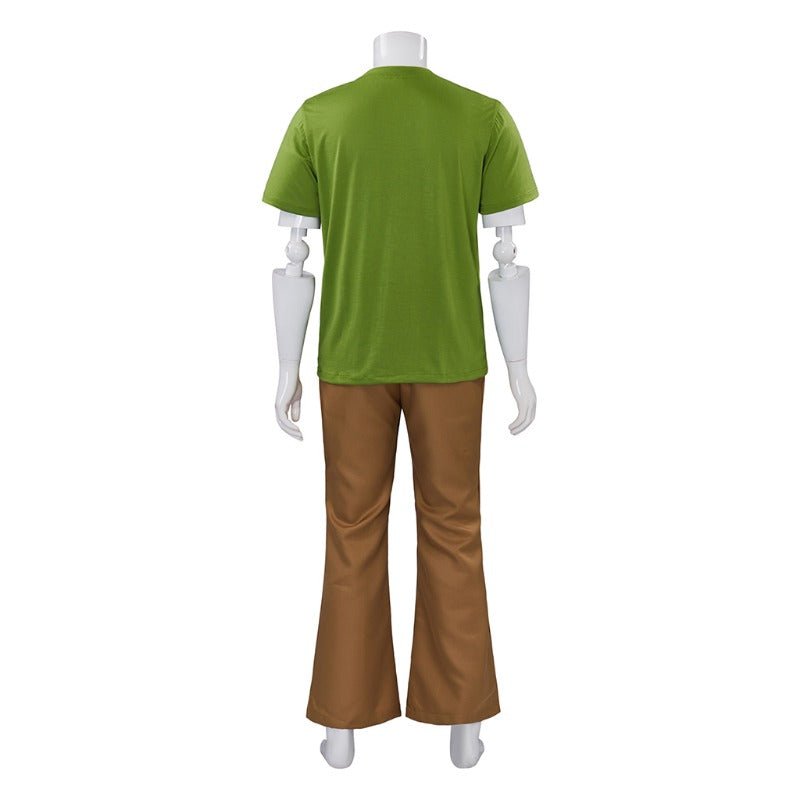 Disfraz Verde Desgastado para Hombres – Outfit de Cosplay de Anime para Halloween con Camisa y Pantalones - Fantasia Cosera