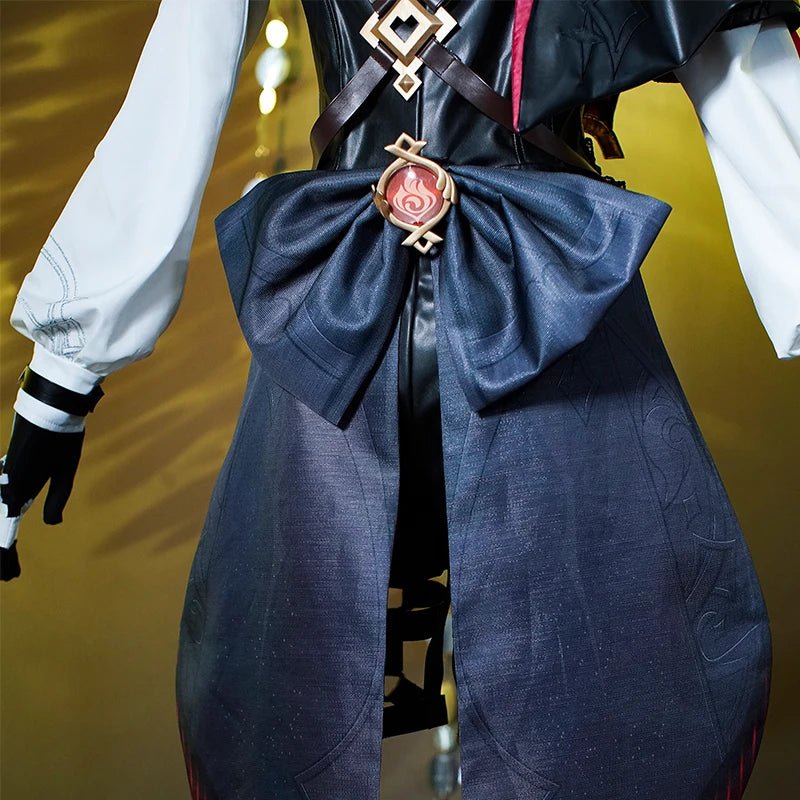 Traje de Cosplay Iyney Genshin Impact Gemelos Lyney Sombrero Mágico Uniforme de Truco de Magia Halloween Mujer Conjunto Completo - Fantasia Cosera