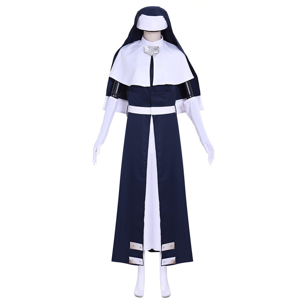 Traje de Cosplay de Iris de Fire Force (Enen no Shouboutai) - Vestimenta de Sacerdotisa - Fantasia Cosera