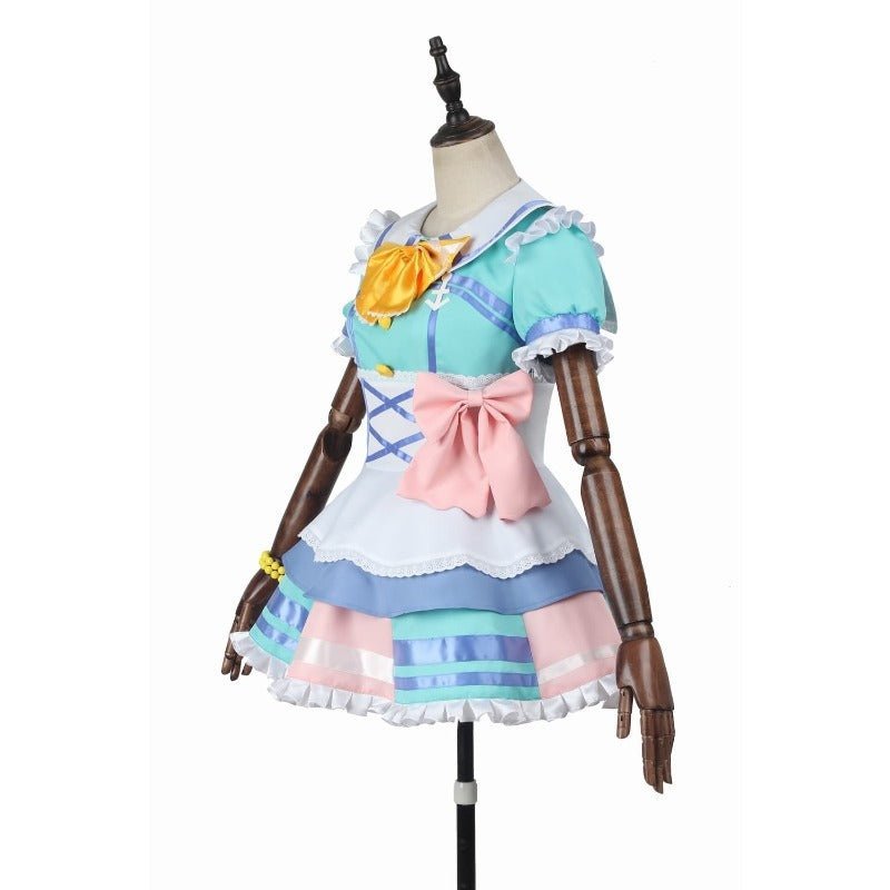 Traje de Cosplay de Love Live! Sunshine!! Aqours Jumping Heart - Outfit de Chika, Dia, Ruby y Riko - Fantasia Cosera