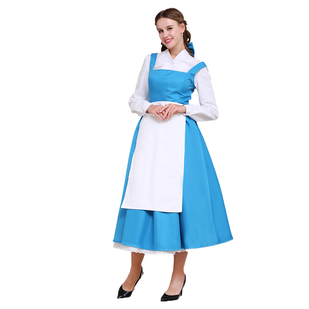 Belle y la Bestia Traje de Cosplay Serie | Vestido de Princesa para Eventos - Fantasia Cosera