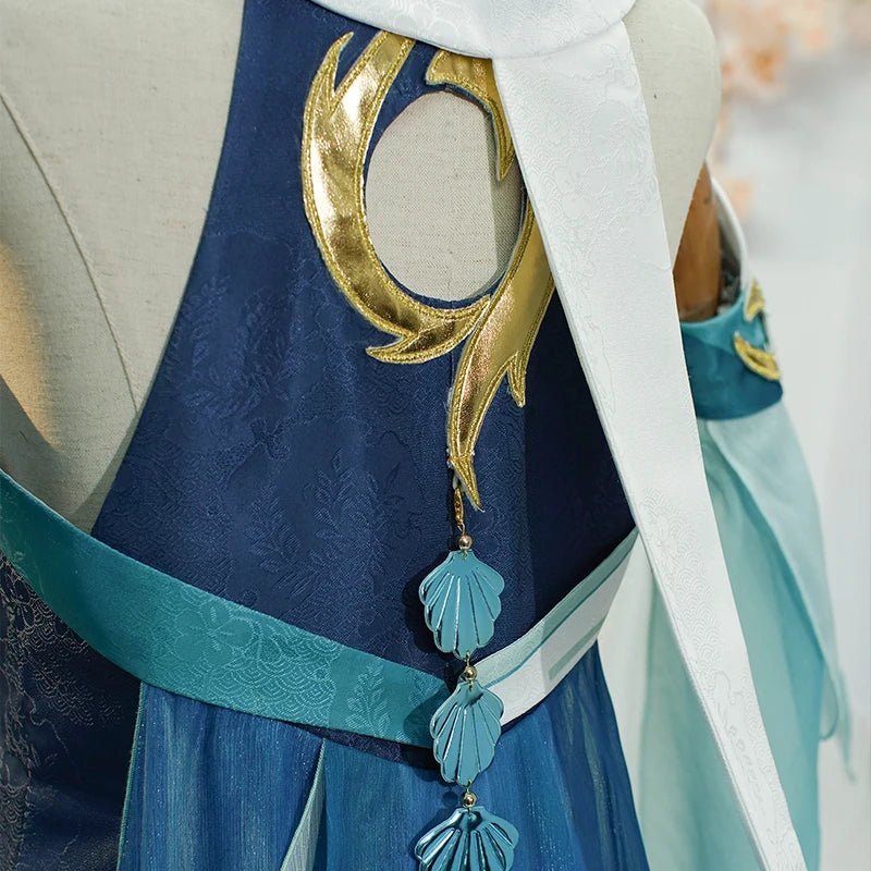 Traje de Cosplay Madame Ping de Genshin Impact para Mujer - Uniforme Pinger para Halloween y Role Play - Fantasia Cosera