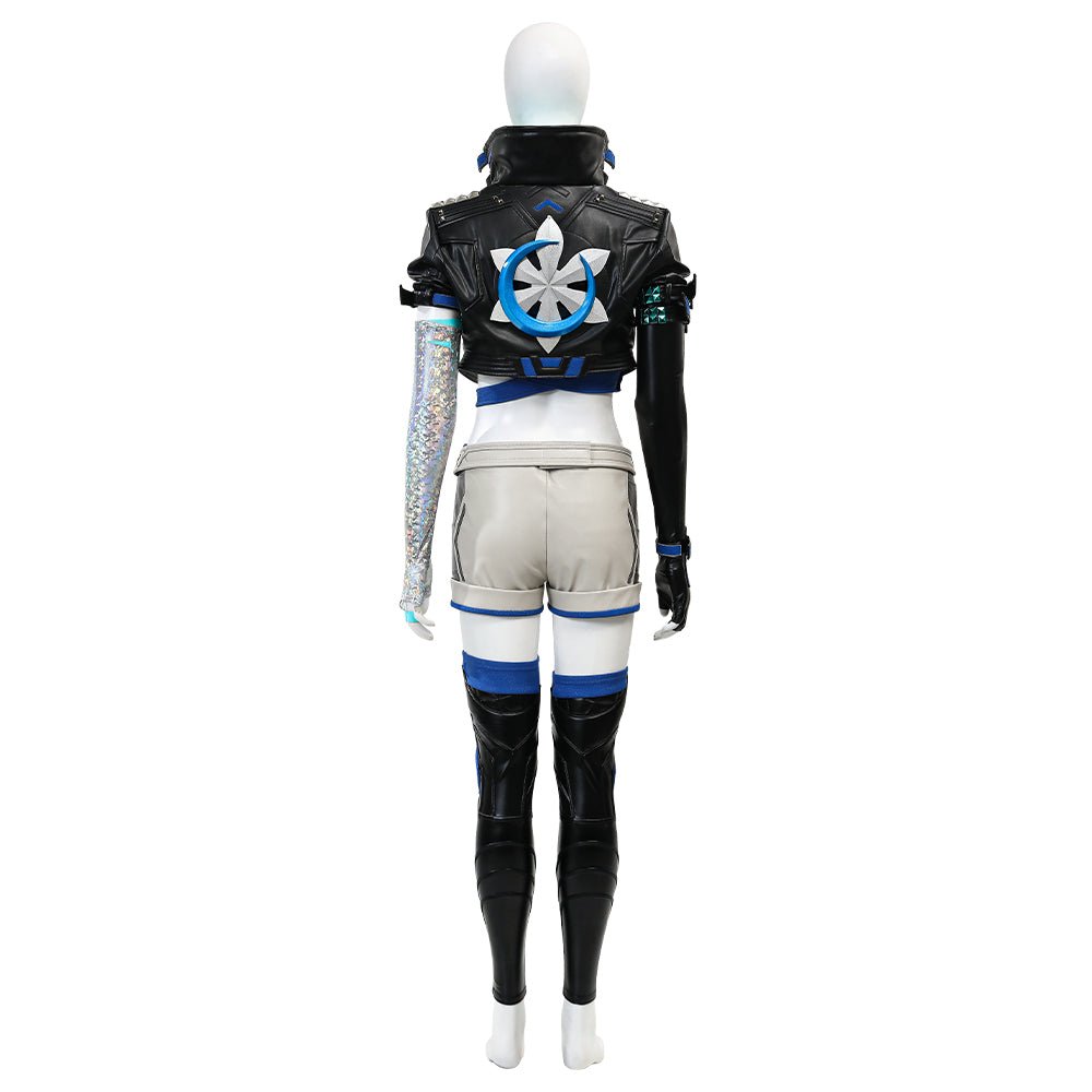 Traje de Cosplay Hielo Luna Flor Nieve de Marvel Contest of Champions - Fantasia Cosera