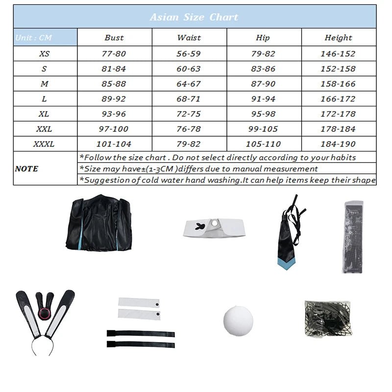 Traje de Coneja Ruan Mei Honkai Star Rail Mujer - Cosplay de Ruan Mei - Fantasia Cosera