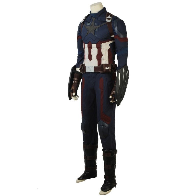 Traje de Cosplay de Captain America Steve Rogers Guerra del Infinito | Fantasía Cosera - Fantasia Cosera