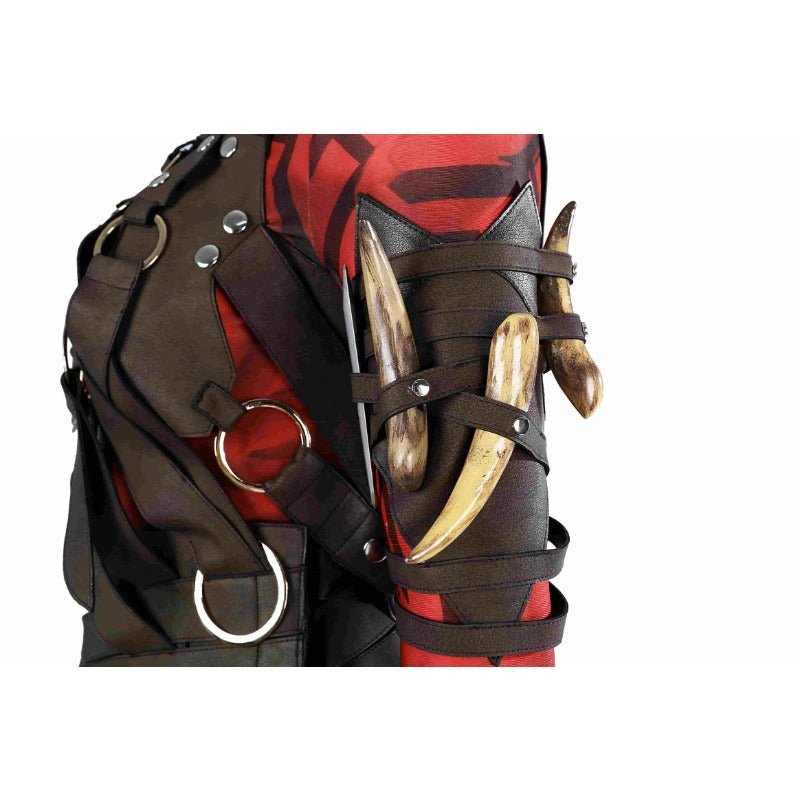 Conjunto de Cosplay de Karlach de Baldur's Gate - Fantasia Cosera