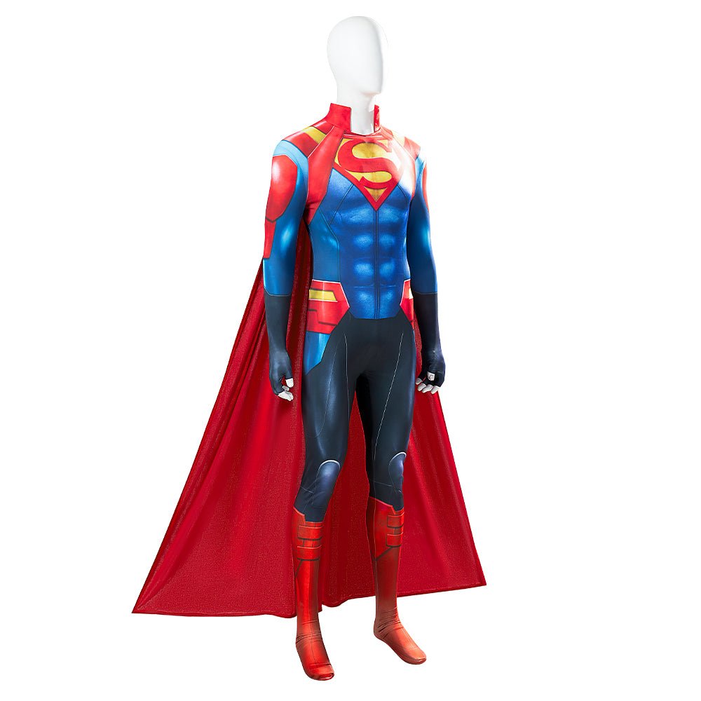 Disfraz de Cosplay de Superman de The New 52 - Traje de Batalla Completo para Halloween - Fantasia Cosera