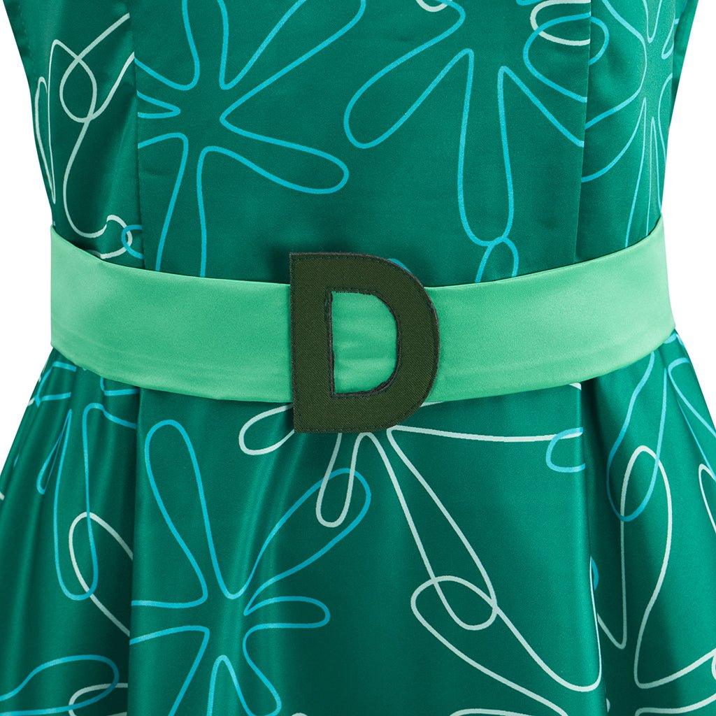 Traje de Cosplay de Disgust | Vestido Verde para Mujer | Disfraz de Fiesta de Halloween - Fantasia Cosera