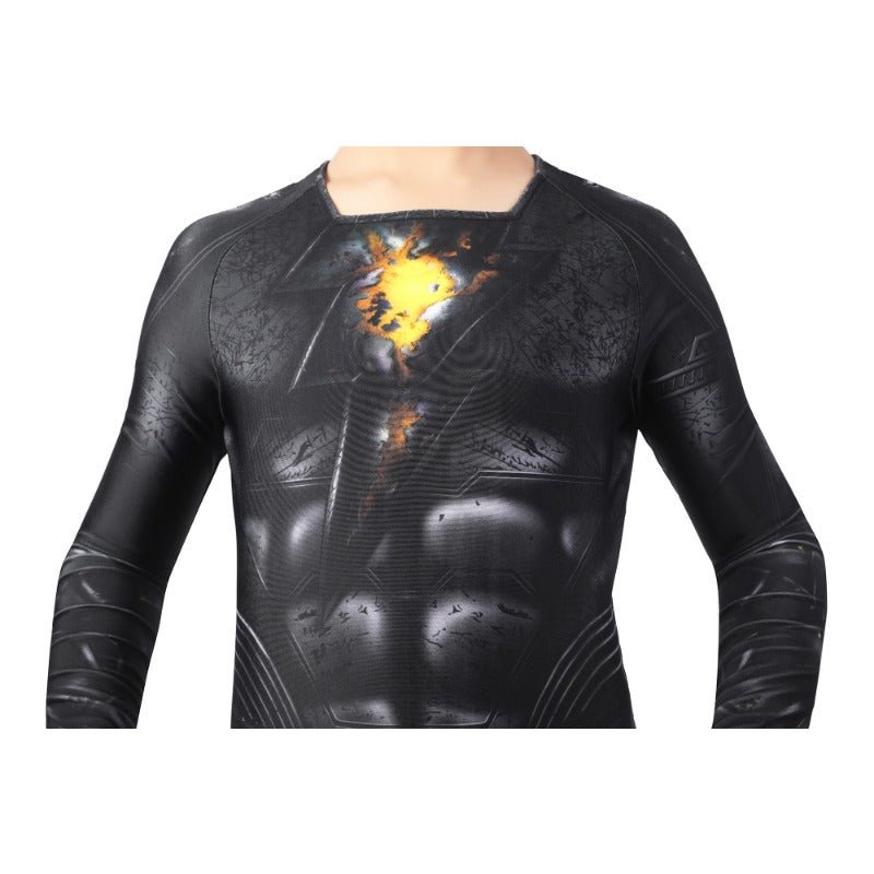 Traje de Cosplay de Teth Adam Negro Mono Zentai para Niño Disfraz de Superhéroe Halloween - Fantasia Cosera