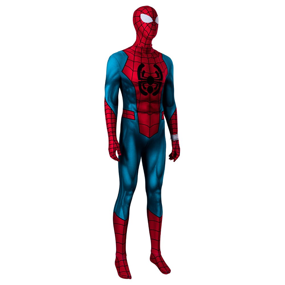 Traje de Cosplay de Spider-Man: A Través del Spider-Verso Versión Animada para Halloween Conjunto Completo - Fantasia Cosera