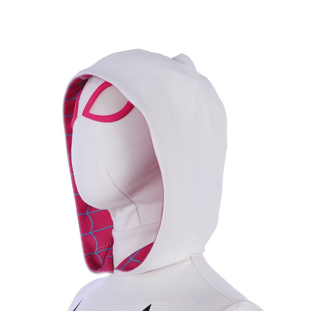 Traje de Cosplay de Spider-Gwen / Ghost-Spider de Spider-Man: Into the Spider-Verse - Fantasia Cosera