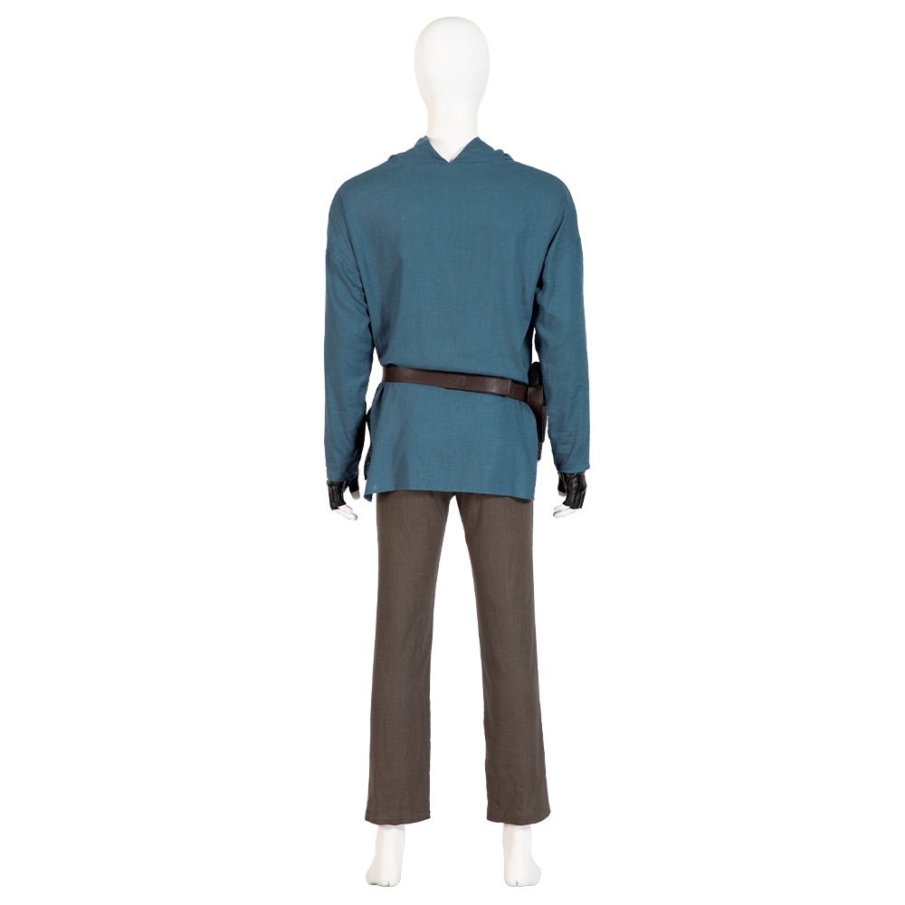 Traje Azul de Obi-Wan Kenobi de Star Wars para Halloween y Cosplay - Fantasia Cosera