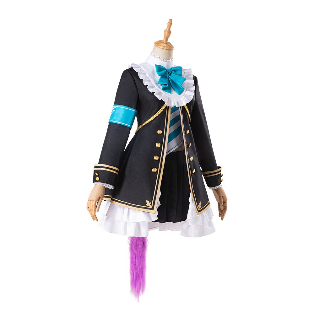 Traje Cosplay Mejiro McQueen - Outfit Elegante Inspirado en Anime de Uma Musume: Pretty Derby - Fantasia Cosera