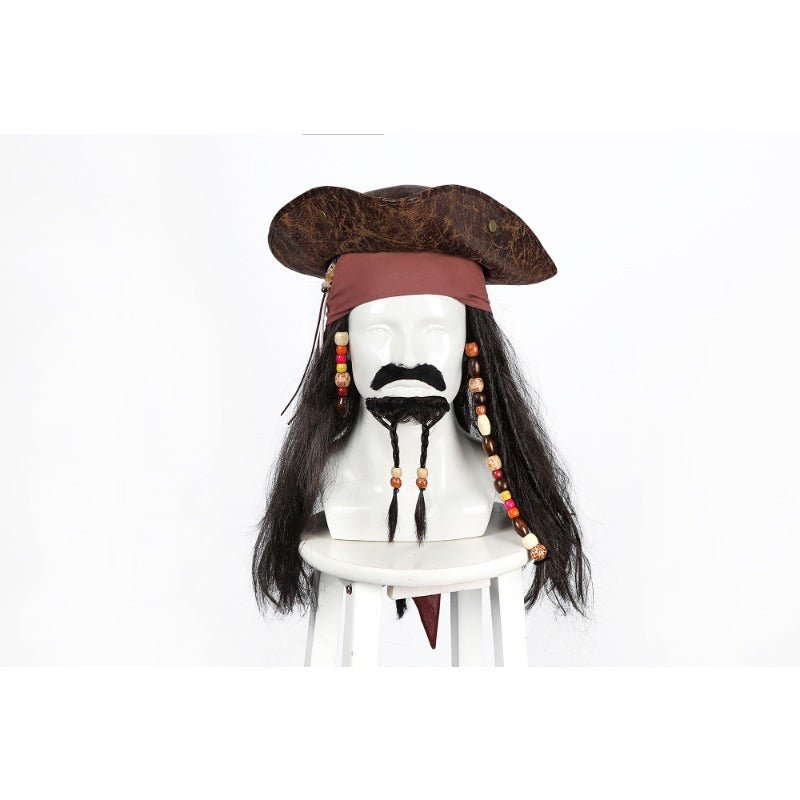 Traje de Cosplay de Captain Jack Sparrow - Disfraz de Pirata de Alta Calidad para Adultos en Halloween - Fantasia Cosera
