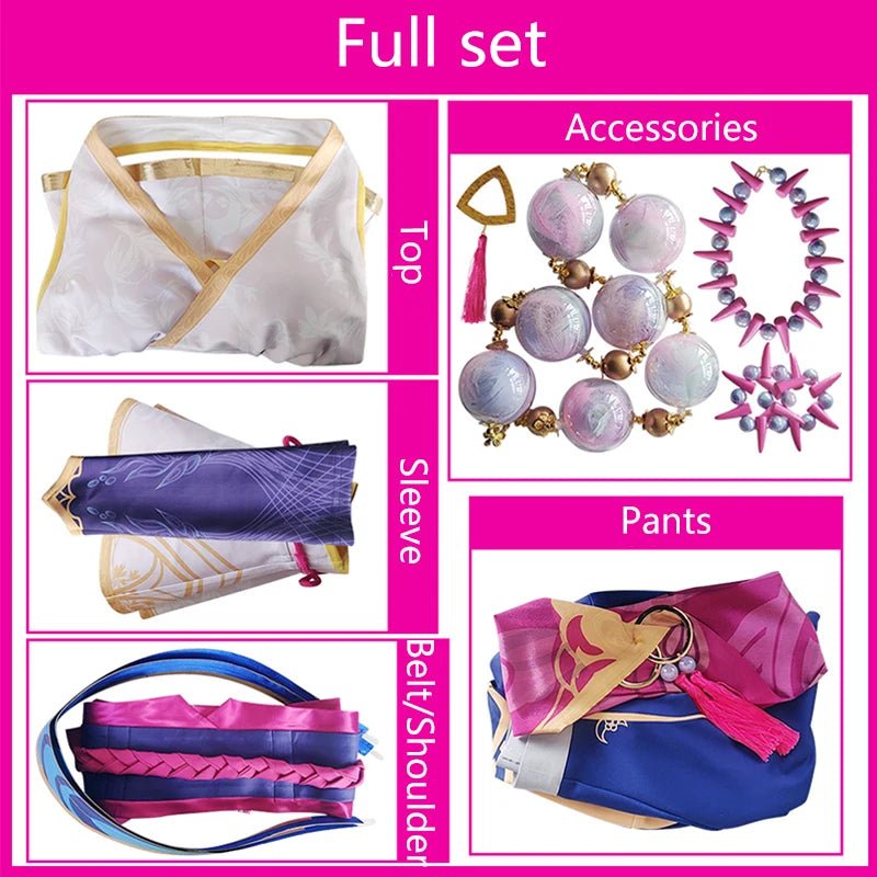 Traje de Cosplay LOL Spirit Blossom Syndra para Mujer - Kimono Completo - Fantasia Cosera