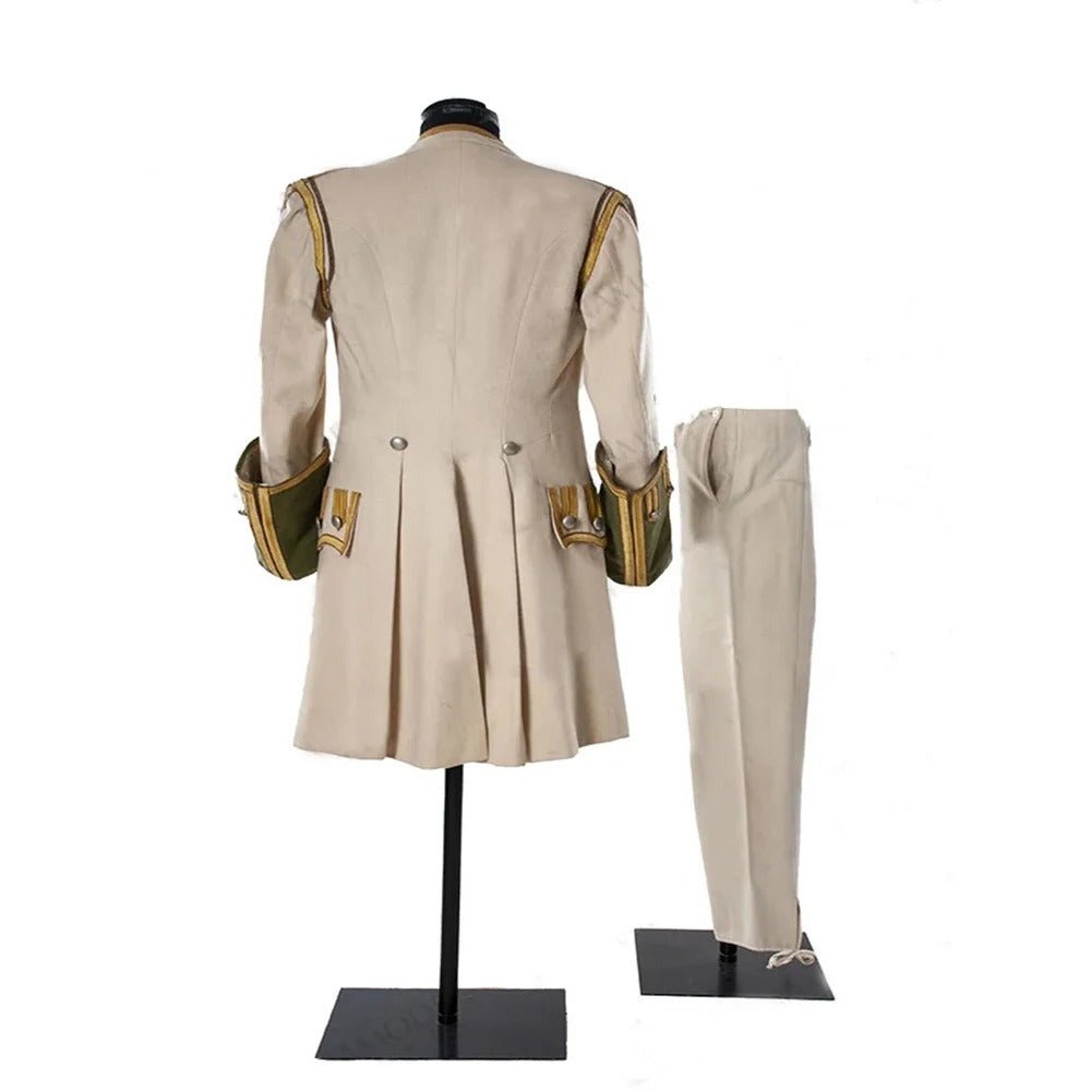 Chaqueta Hussar Steampunk Gótica Victoriana con Chaleco | Uniforme de Teatro para Hombres - Fantasia Cosera