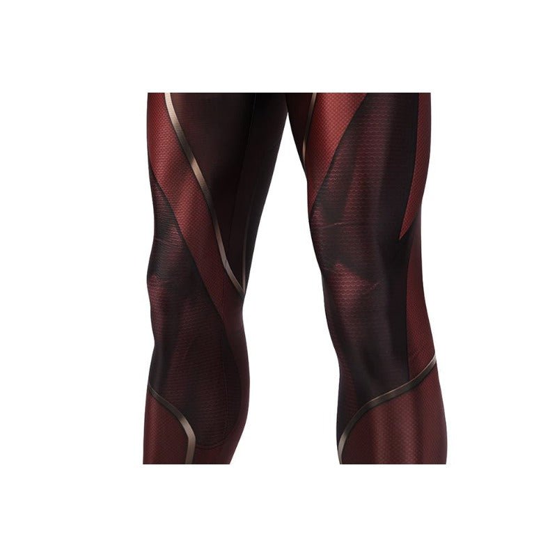 Traje de Cosplay de The Flash Barry Allen Halloween Superhéroe Mono Impreso en 3D con Máscara - Fantasia Cosera