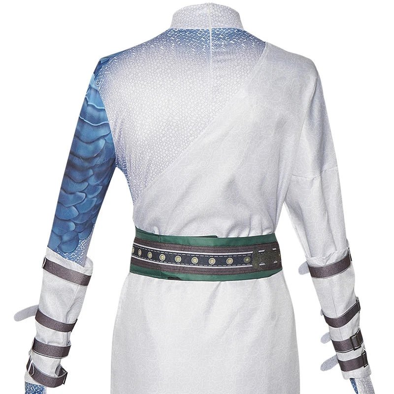 Traje de Cosplay Noble de Blanco de Black Myth Wukong | Túnica Blanca para Halloween para Hombres | Diseño Elegante para Fans - Fantasia Cosera