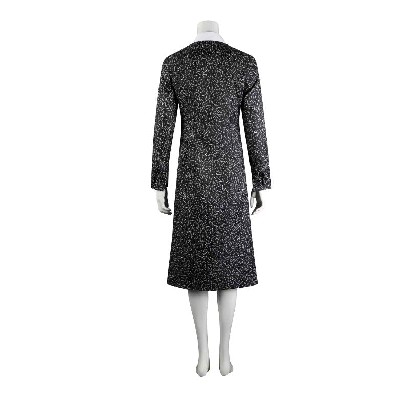 Disfraz de Wednesday Addams - Traje Gótico de Halloween de La Familia Addams - Fantasia Cosera