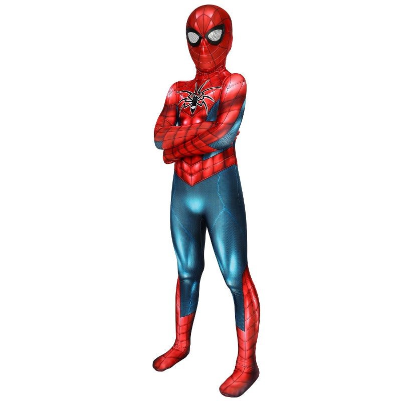 Traje de Cosplay Spider-Man PS4 Armadura MK IV para Niños - Regalo Infantil - Fantasia Cosera