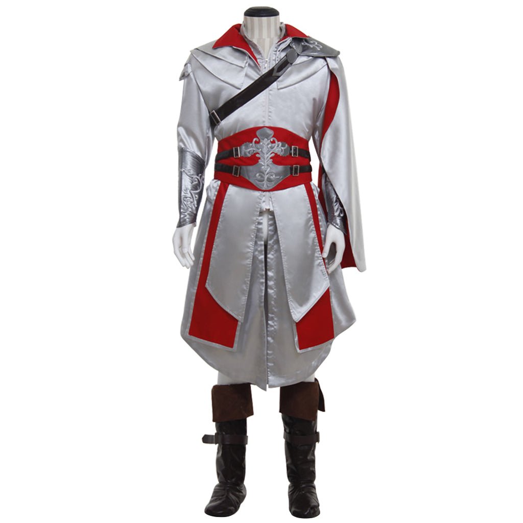 Disfraz Completo de Creed con Zapatos - Traje de Ezio y Connor para Roleplay - Fantasia Cosera