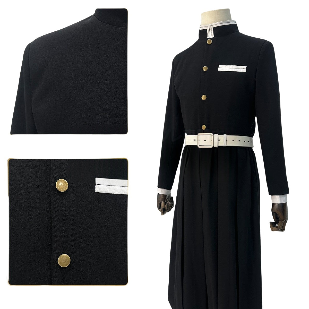 Traje de Cosplay Tomioka Giyuu de Demon Slayer - Calidad Premium - Fantasia Cosera