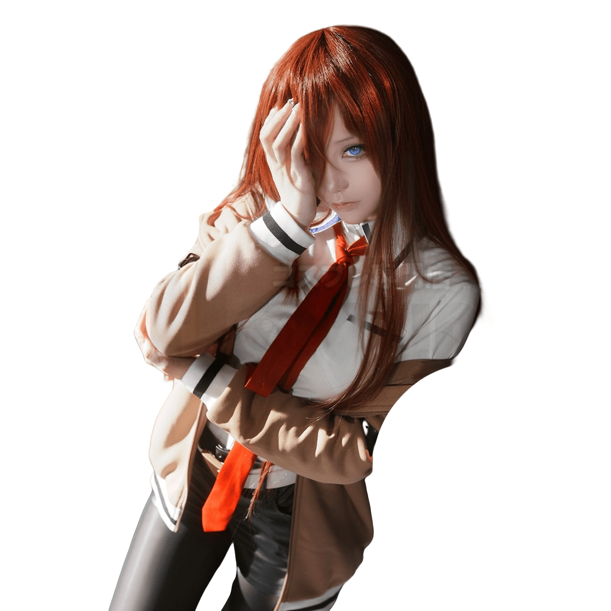 Disfraz de Cosplay de Makise Kurisu de Steins;Gate - Traje de Anime de Alta Calidad - Fantasia Cosera
