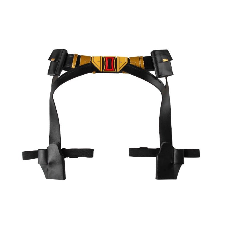 Traje de Cosplay Black Widow Natasha Romanoff para Halloween - Negro Estampado - Fantasia Cosera