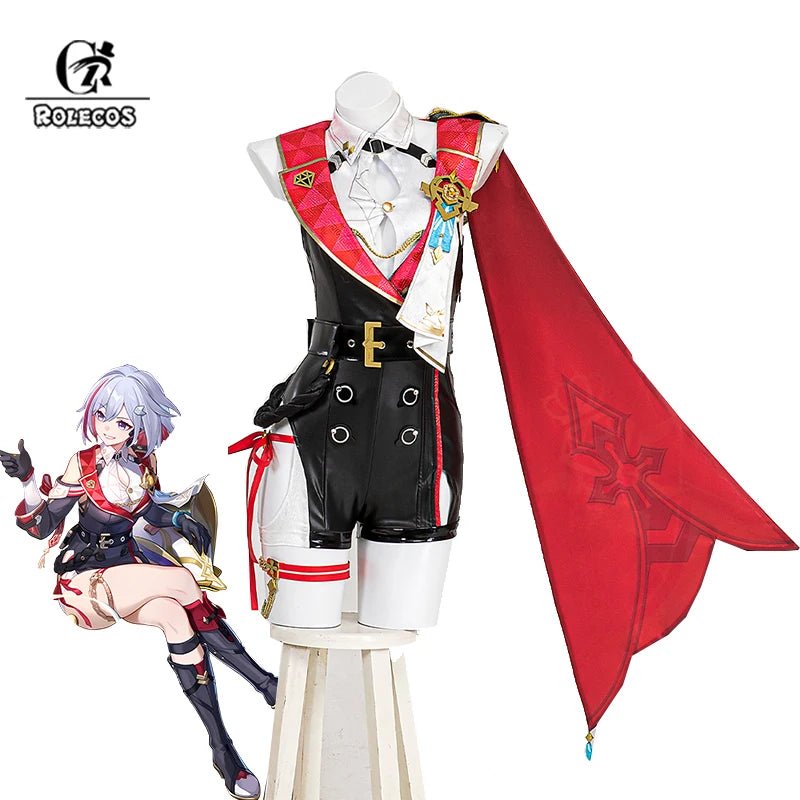 Traje de Cosplay de Topaz & Numby de Honkai Star Rail para Mujer - Jumpsuit Completo con Capa - Fantasia Cosera