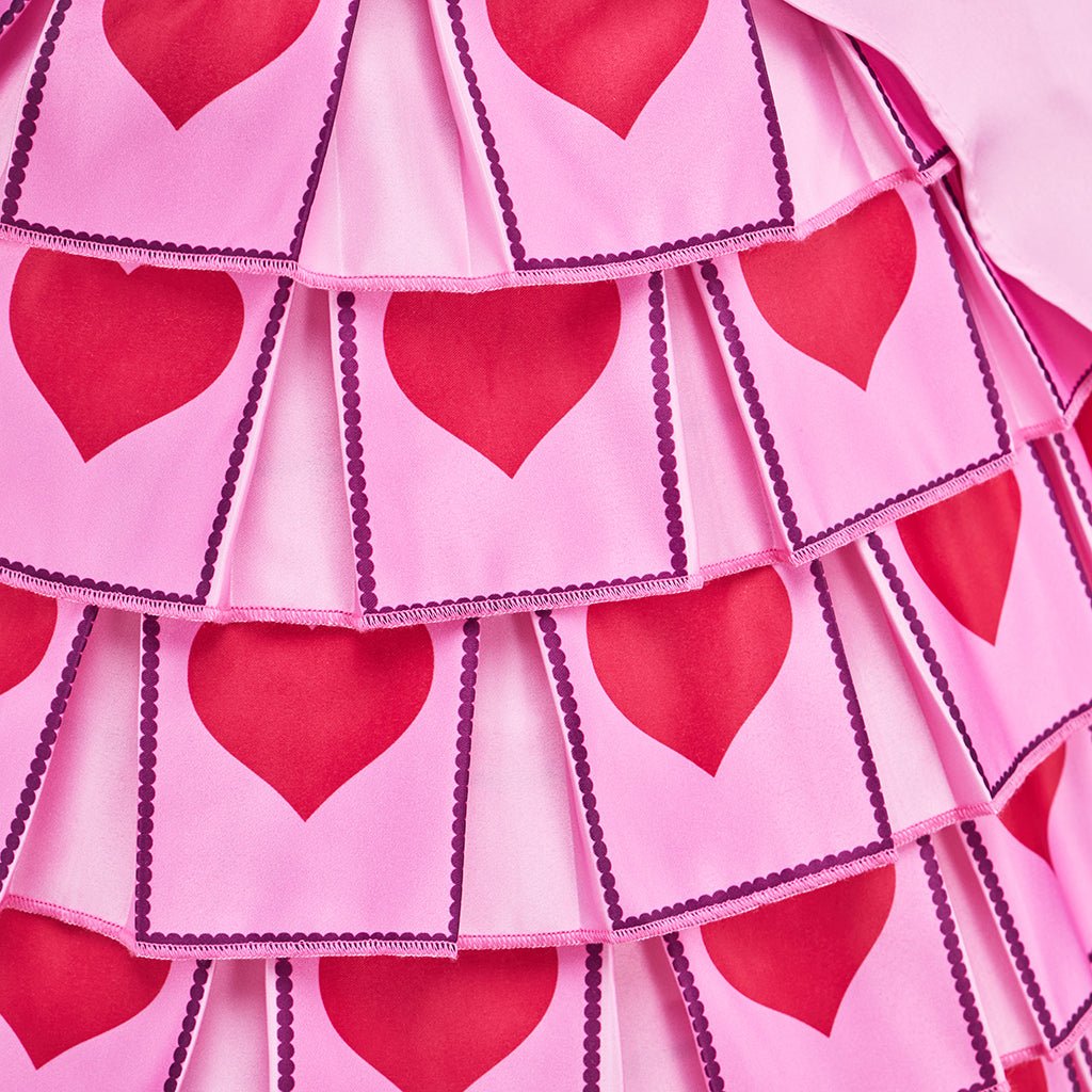 Vestidos para Niñas Descendientes 4 Traje de Cosplay Rojo – Vestido de Princesa para Halloween y Carnaval - Fantasia Cosera