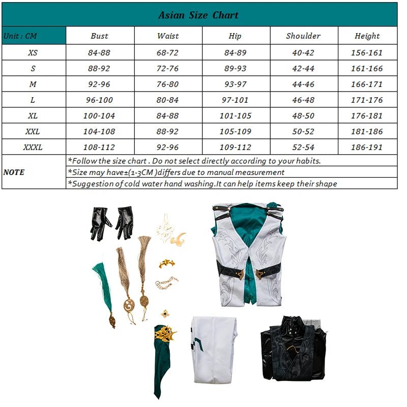 Traje de Cosplay Luocha de Honkai Star Rail para Hombre, Rol Poltergeist, Uniforme para Fiestas de Halloween y Carnaval - Fantasia Cosera