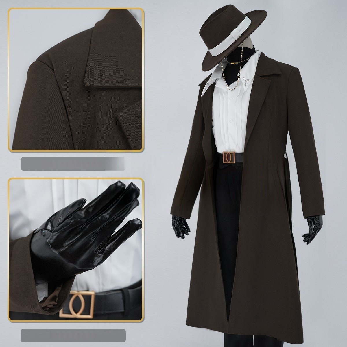 Traje de Cosplay de Chuuya Nakahara - Bungo Stray Dogs Anime - Fantasia Cosera