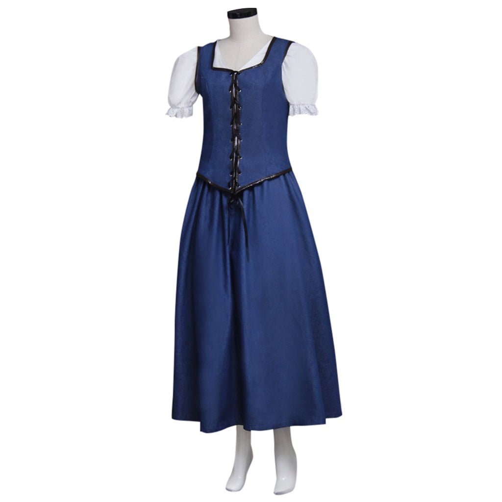 Vestido de Cosplay de Belle de Érase una Vez para Mujeres Adultas - Ideal para Halloween y Carnaval - Fantasia Cosera