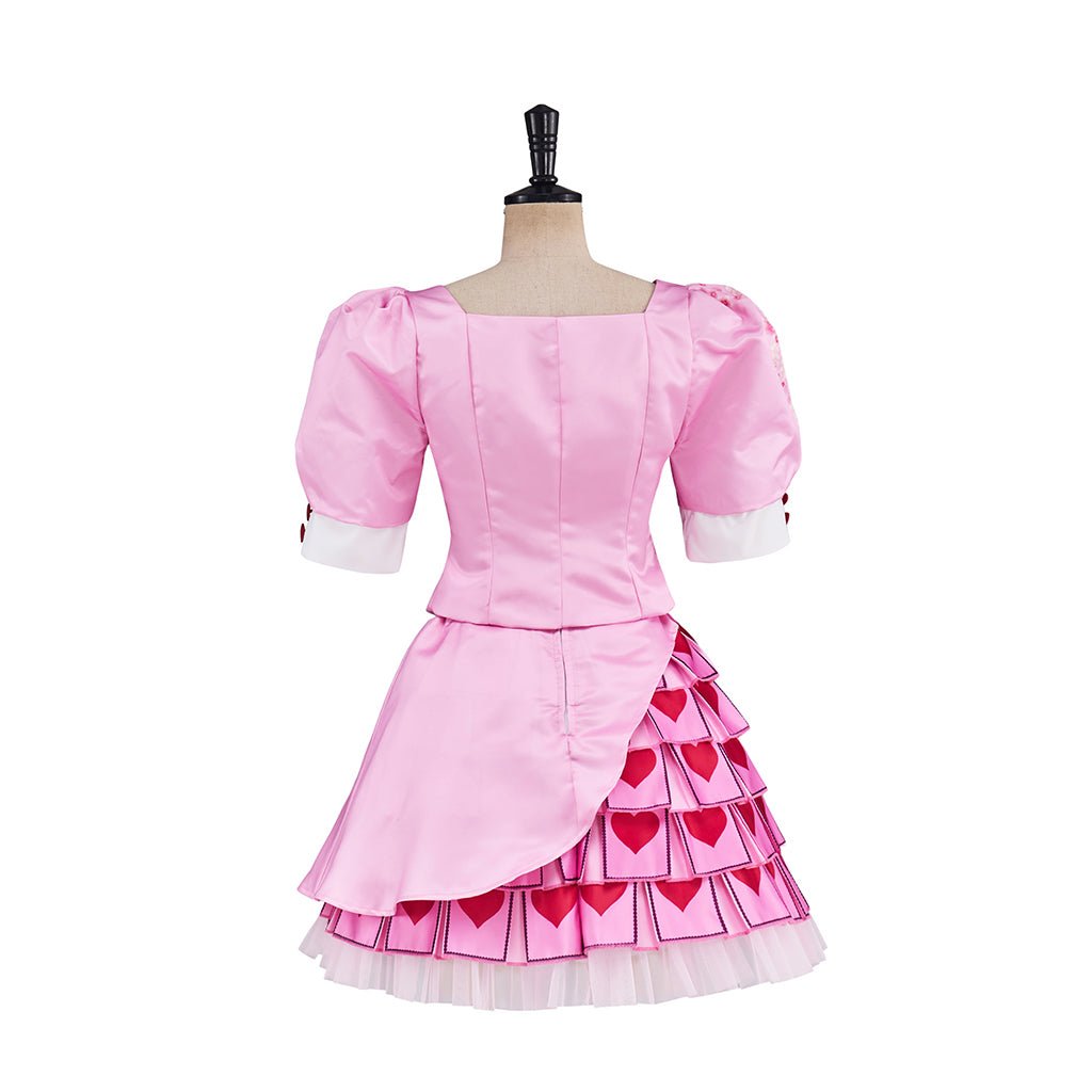 Vestidos para Niñas Descendientes 4 Traje de Cosplay Rojo – Vestido de Princesa para Halloween y Carnaval - Fantasia Cosera