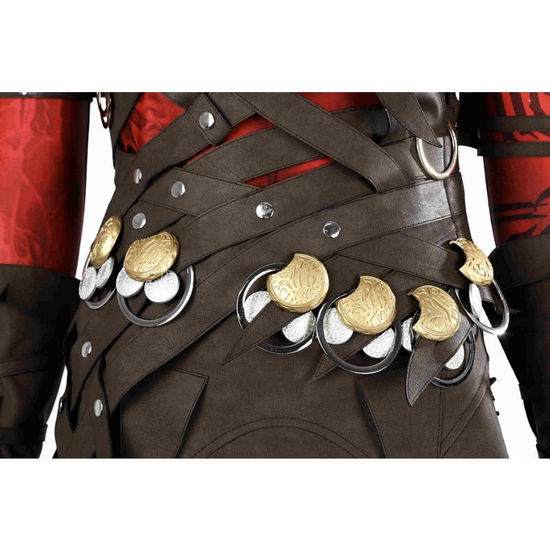 Conjunto de Cosplay de Karlach de Baldur's Gate - Fantasia Cosera