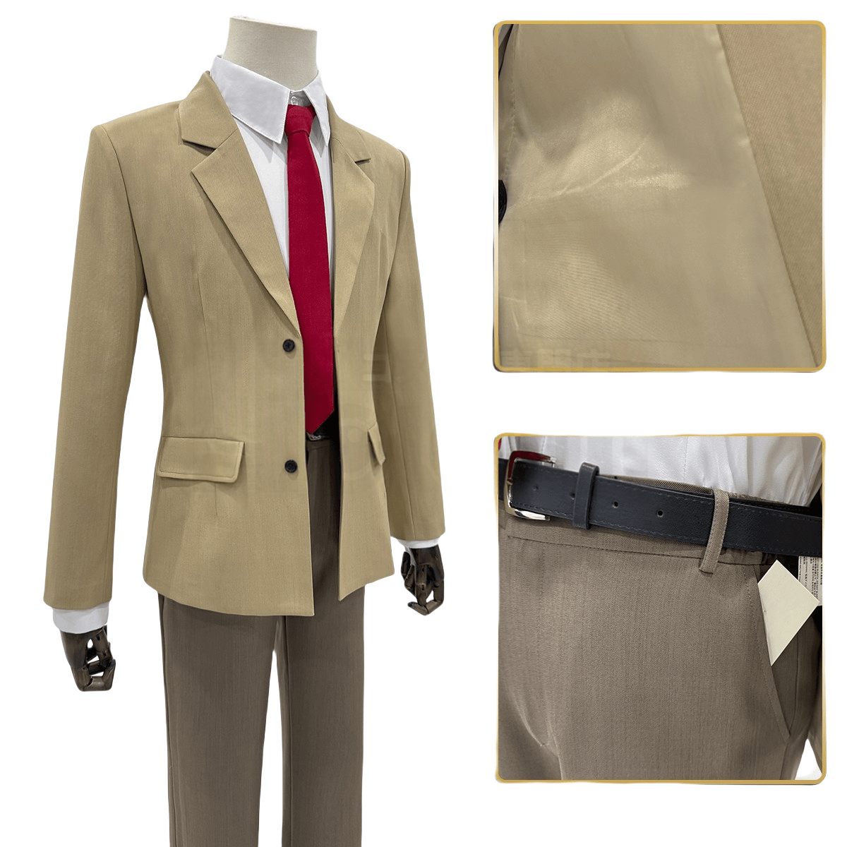 Traje de Cosplay de Light Yagami Death Note - Calidad Premium - Fantasia Cosera