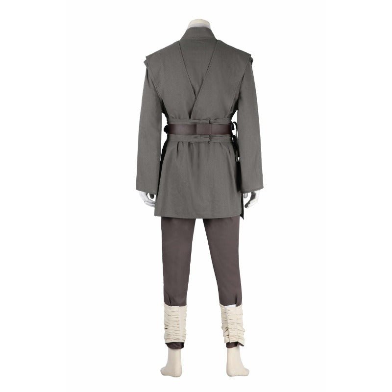 Traje de Cosplay de Obi-Wan Kenobi Conjunto Completo - Capa de Caballero Jedi para Halloween y Carnaval - Fantasia Cosera
