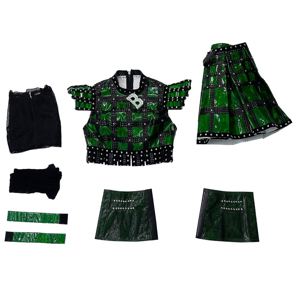 Vestido de Ana Bolena Verde - Seis el Musical, Disfraz de Cosplay - Fantasia Cosera