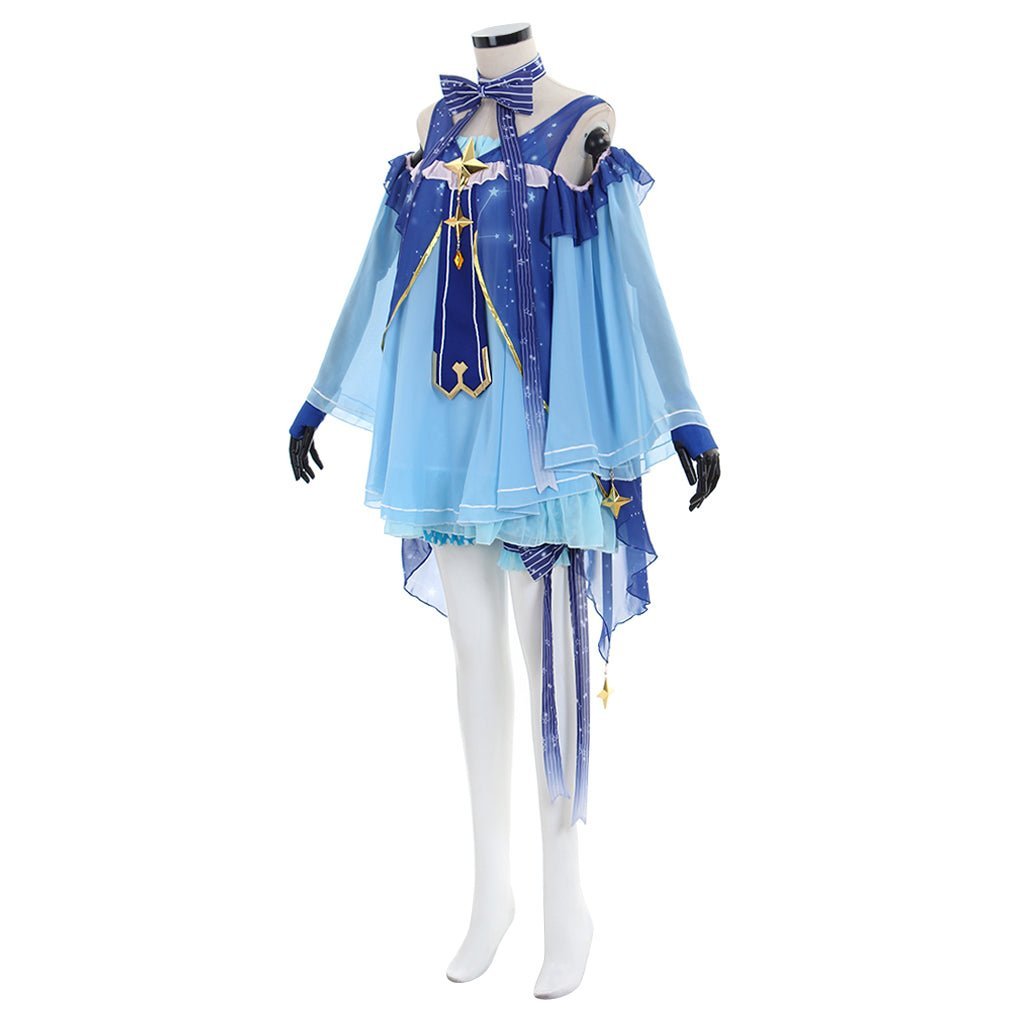 Traje de Cosplay Snow Miku de Hatsune Miku para Fans de Anime - Fantasia Cosera