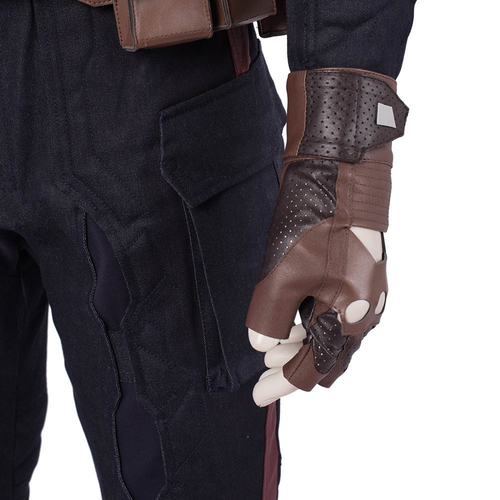 Traje de Cosplay de Captain America de Avengers: Endgame - Réplica de Película de Alta Calidad - Fantasia Cosera