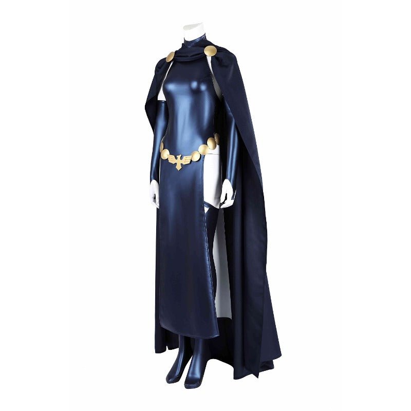 Traje de Cosplay de Raven de DC Comics (Nueva Tierra) para Halloween y Eventos de Rol - Fantasia Cosera
